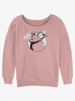 Disney The Nightmare Before Christmas Oogie Rollin' Mean Womens Slouchy Sweatshirt