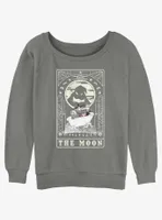 Disney The Nightmare Before Christmas Moon Tarot CardWomens Slouchy Sweatshirt