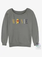 Disney Winnie The Pooh Fashion Womens Slouchy Sweatshirt