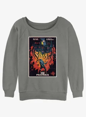 Stranger Things x Butcher Billy The Piggyback Womens Slouchy Sweatshirt