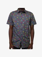 Marvel Deadpool Taco Party Woven Button-Up