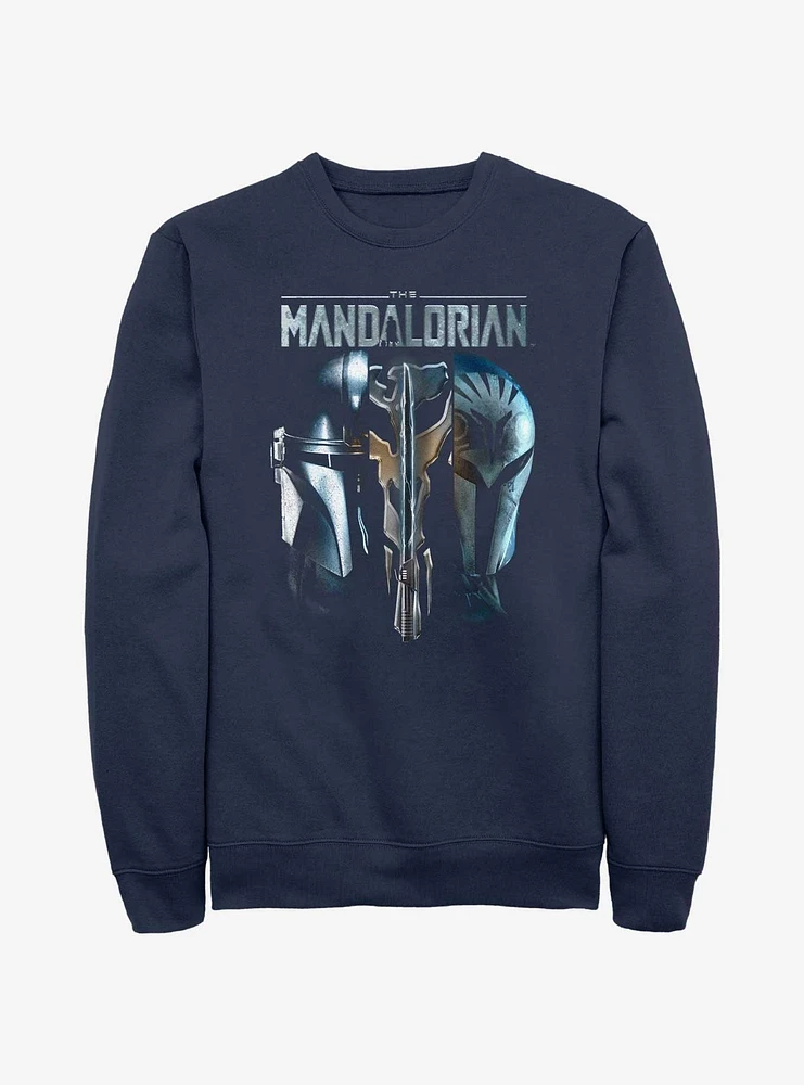 Star Wars The Mandalorian Din Djarin & Bo-Katan Mythosaur Hot Topic Web Exclusive Sweatshirt