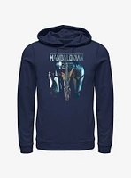 Star Wars The Mandalorian Din Djarin & Bo-Katan Mythosaur Hot Topic Web Exclusive Hoodie