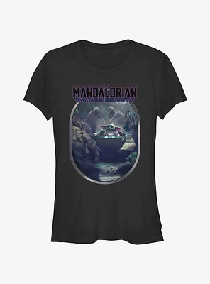 Star Wars The Mandalorian Alamites Attack Grogu Girls T-Shirt