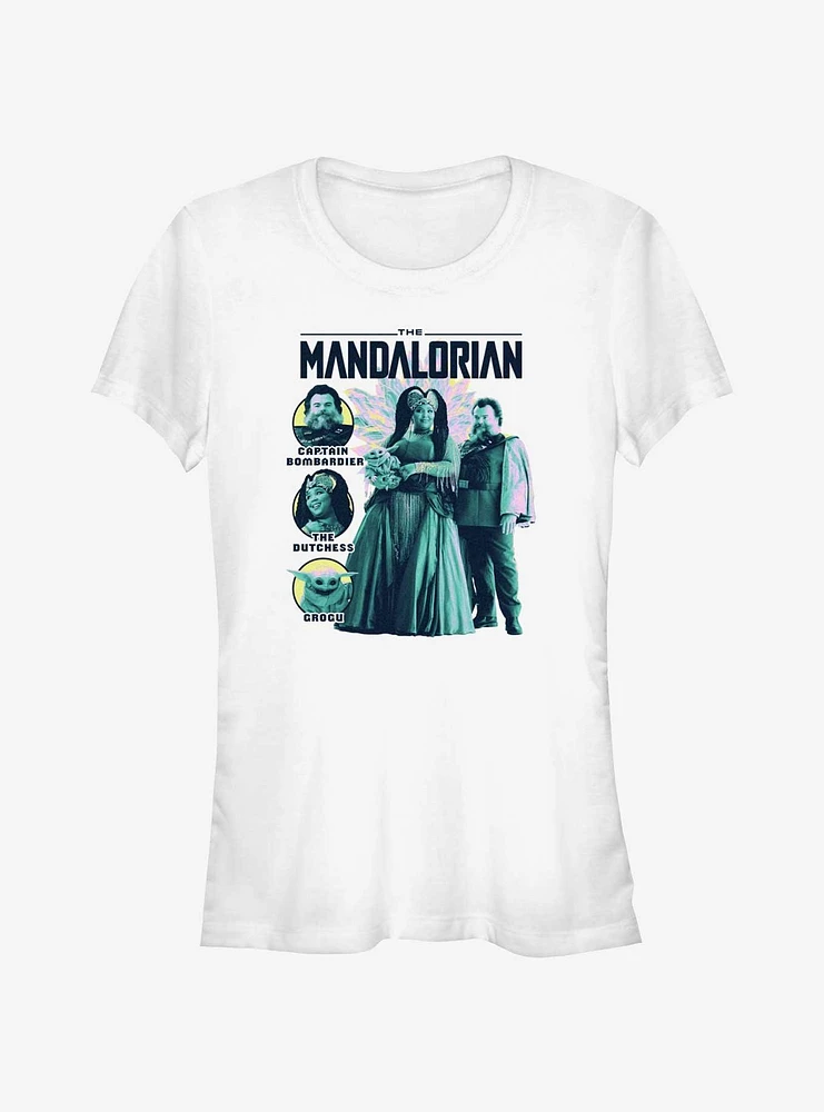 Star Wars The Mandalorian Captain and Dutchess Girls T-Shirt