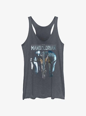 Star Wars The Mandalorian Din Djarin & Bo-Katan Mythosaur Hot Topic Web Exclusive Girls Tank