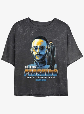 Star Wars The Mandalorian Amnesty Scientist Dr. Penn Pershing Mineral Wash Girls Crop T-Shirt