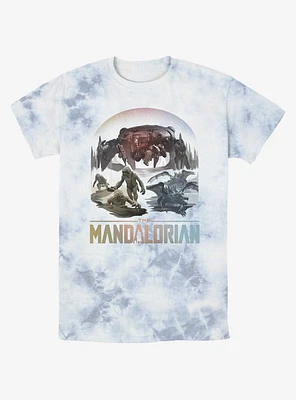 Star Wars the Mandalorian Living Waters Mines of Mandalore Tie-Dye T-Shirt