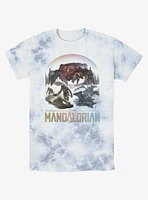 Star Wars the Mandalorian Living Waters Mines of Mandalore Tie-Dye T-Shirt