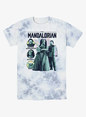 Star Wars The Mandalorian Captain and Dutchess Tie-Dye T-Shirt