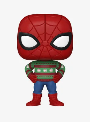 Funko Pop! Marvel Spider-Man Holiday Sweater Vinyl Figure