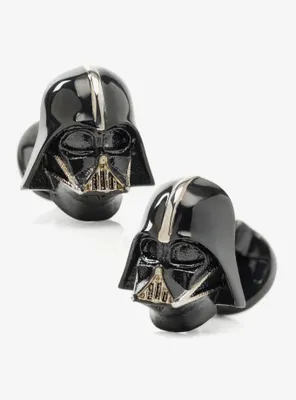 Star Wars 3D Darth Vader Satin Black Cufflinks