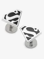 DC Comics Superman Black Onyx Stainless Steel Cufflinks