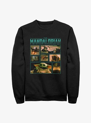 Star Wars The Mandalorian Adventures Through Mines of Mandalore Sweatshirt