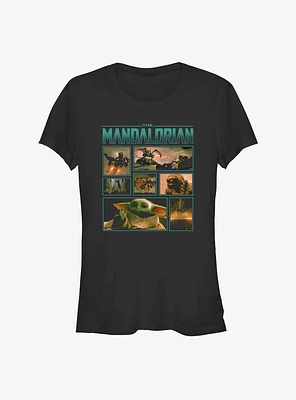 Star Wars The Mandalorian Adventures Through Mines of Mandalore Girls T-Shirt