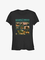 Star Wars The Mandalorian Adventures Through Mines of Mandalore Girls T-Shirt