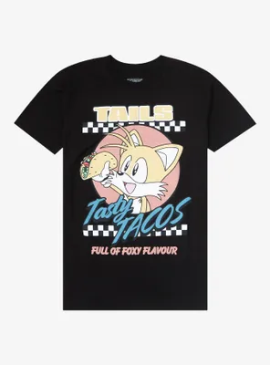Sonic The Hedgehog Tails Tasty Tacos T-Shirt
