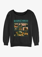 Star Wars The Mandalorian Adventures Through Mines of Mandalore Slouchy Sweatshirt