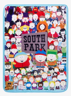South Park Characters Throw Blanket