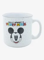 Disney Mickey Mouse Vintage Speckled Camper Mug