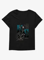Hunger Games Katniss Everdeen Spark Revolution Womens T-Shirt Plus
