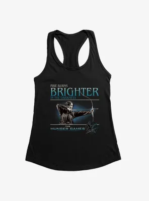 Hunger Games Katniss Fire Burns Brighter Womens Tank Top