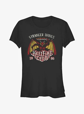 Stranger Things Demon Hellfire Club Girls T-Shirt