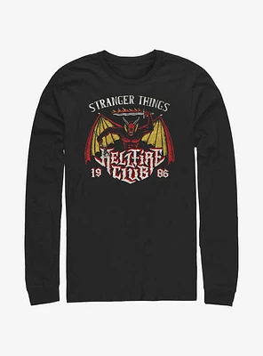 Stranger Things Demon Hellfire Club Long-Sleeve T-Shirt