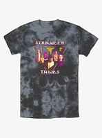 Stranger Things Heavy Metal Band Tie-Dye T-Shirt