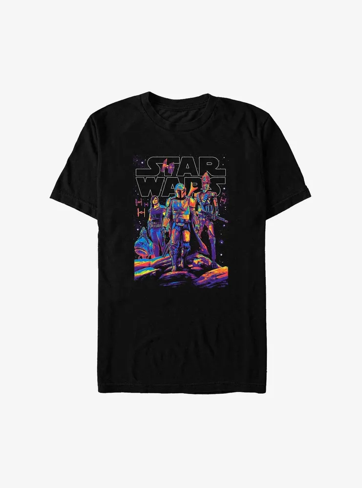 Star Wars The Mandalorian Multi Group Big & Tall T-Shirt