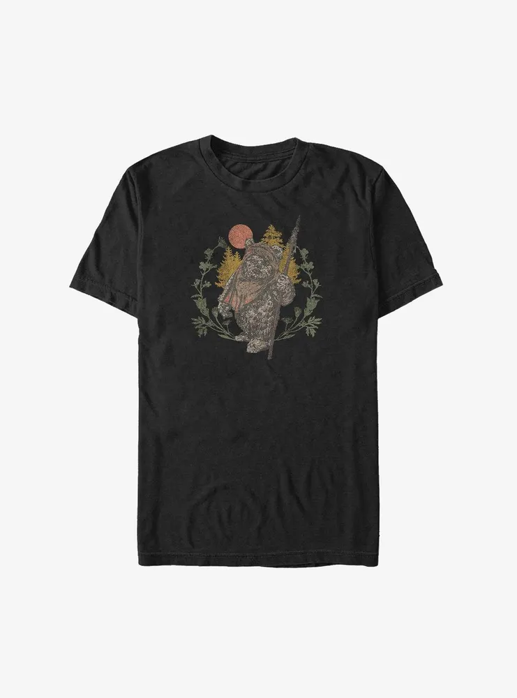 Star Wars Ewok Sunset Big & Tall T-Shirt