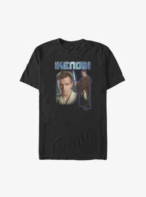 Star Wars Obi-Wan Kenobi Portrait Big & Tall T-Shirt