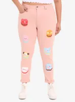 BT21 Pink Sweetie Mom Jeans Plus