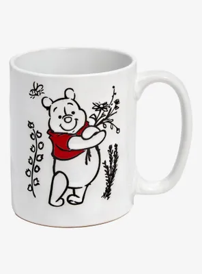 Disney Winnie the Pooh Floral Portrait Mug