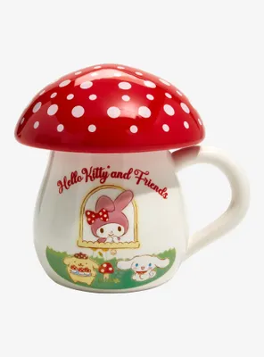 Sanrio Hello Kitty & Friends Figural Mushroom Mug with Lid - BoxLunch Exclusive