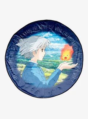 Studio Ghibli Howl's Moving Castle Sophie and Calcifer Round Throw - BoxLunch Exclusive