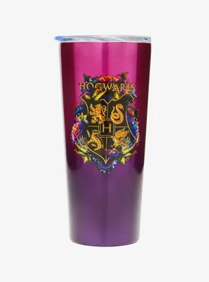 Harry Potter Hogwarts Crest Ombre Travel Mug