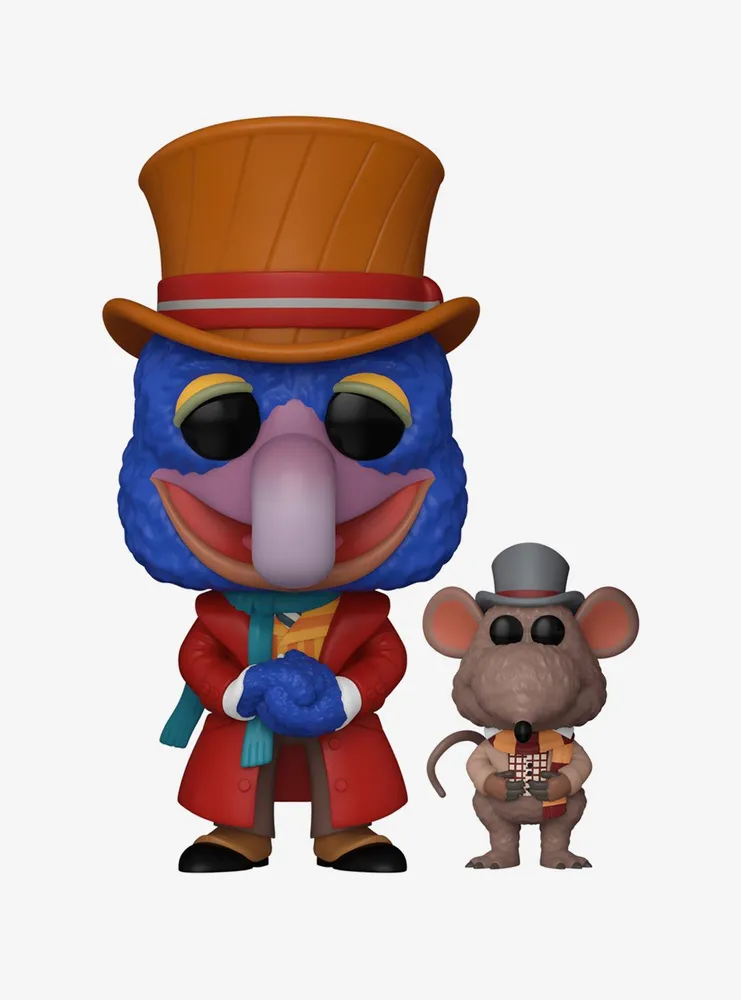 Funko Disney The Muppet Christmas Carol Pop! Movies Charles Dickens With Rizzo Vinyl Figure