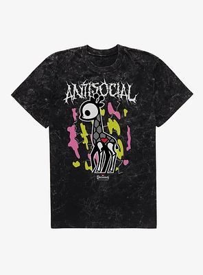 Skelanimals Jenny Antisocial Mineral Wash T-Shirt