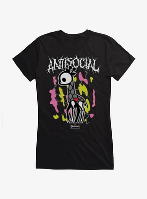 Skelanimals Jenny Antisocial Girls T-Shirt