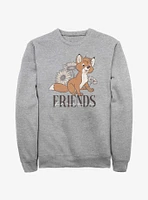 Disney the Fox and Hound Tod Friends Sweatshirt