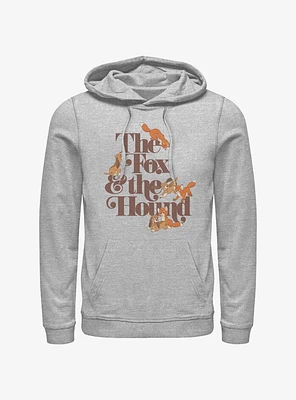 Disney the Fox and Hound Playful Logo Hoodie