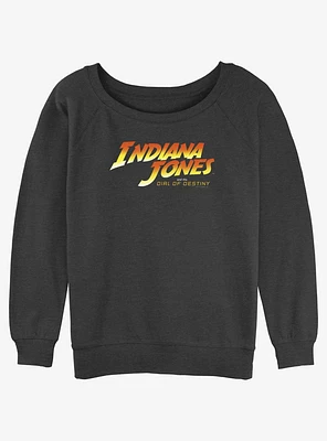 Indiana Jones and the Dial of Destiny Logo Slouchy Sweatshirt