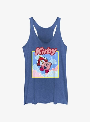 Kirby Starry Parasol Girls Tank
