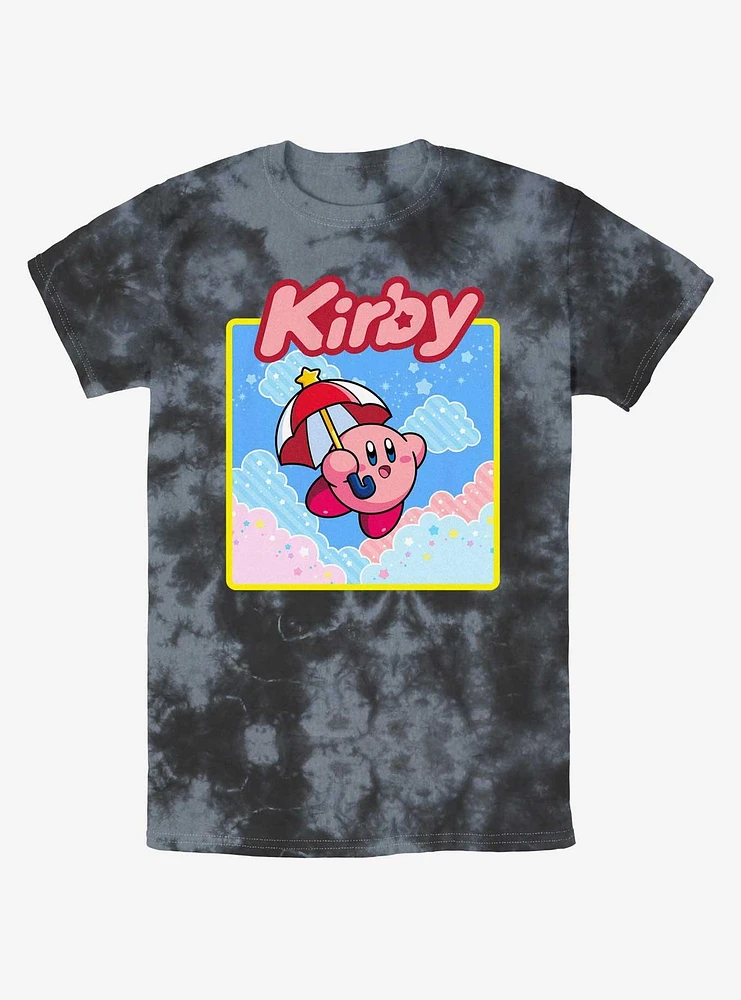 Kirby Starry Parasol Tie-Dye T-Shirt