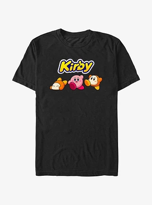 Kirby and Waddle Dee Logo T-Shirt