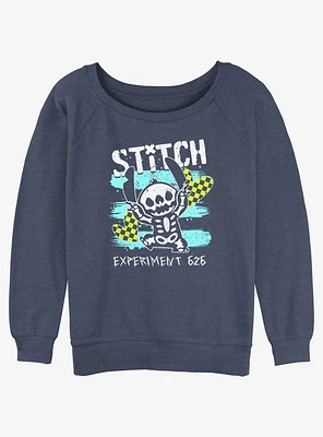 Disney Lilo & Stitch Emo Skelestitch Slouchy Sweatshirt