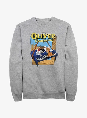 Disney Oliver & Company Piano Sweatshirt