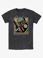 Star Wars Boba Fett Bounty Hunter Mineral Wash T-Shirt