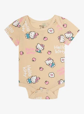 Sanrio Hello Kitty Apple Allover Print Infant One-Piece - BoxLunch Exclusive